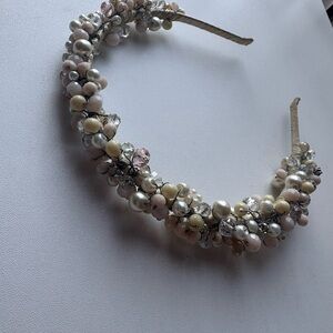 Elegant Pearl and Crystal Headband